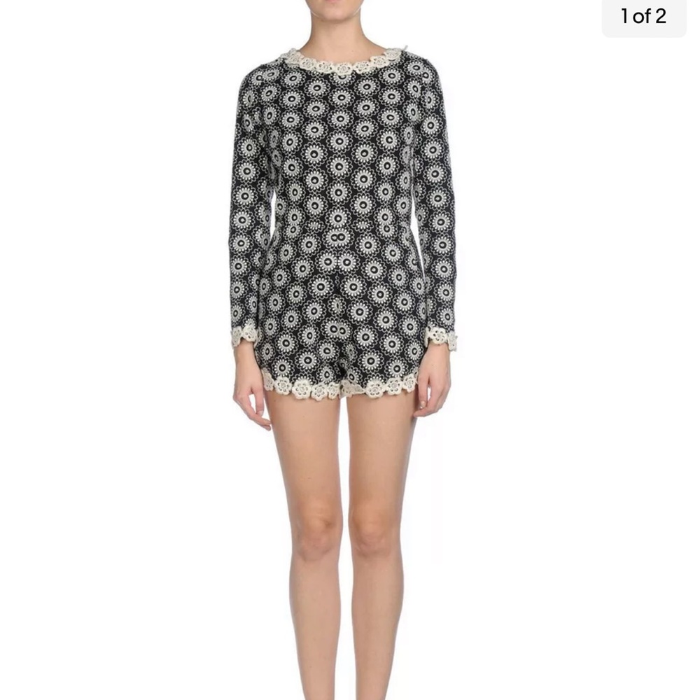 Manoush jumpsuit romper 10 new long sleeve